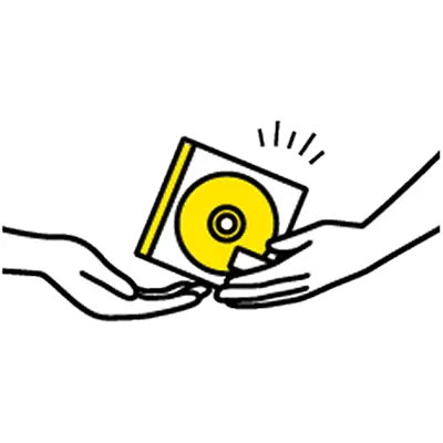 商品を受け取る